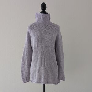 Eileen Fisher Lavender Turtleneck Sweater